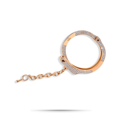 Love Lockdown Bracelet  Handcrafted in 18k Rose Gold