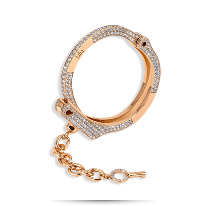 Love Lockdown Bracelet  Handcrafted in 18k Rose Gold