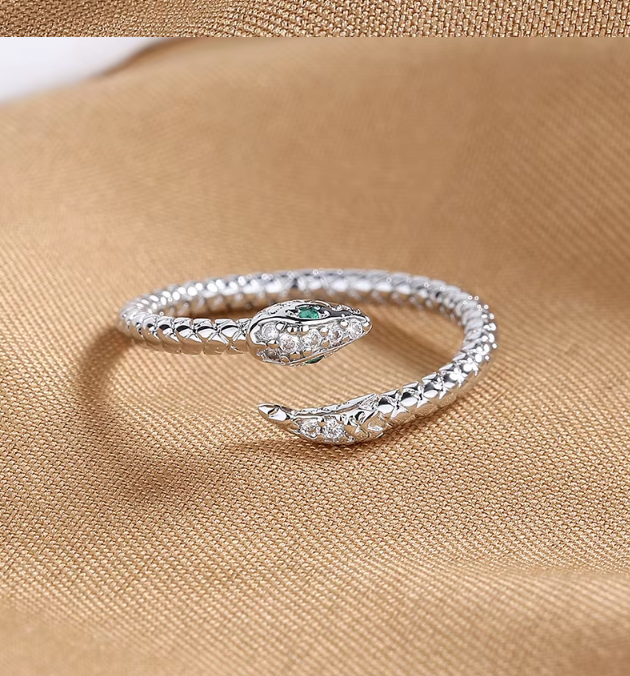 Luxury Open Snake Ring