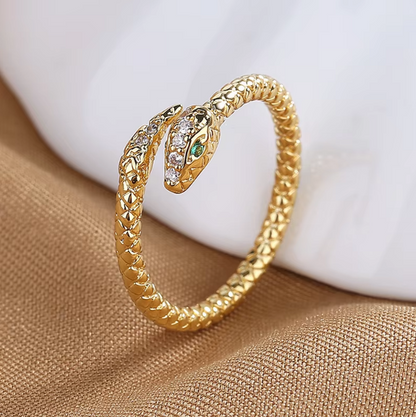 Luxury Open Snake Ring