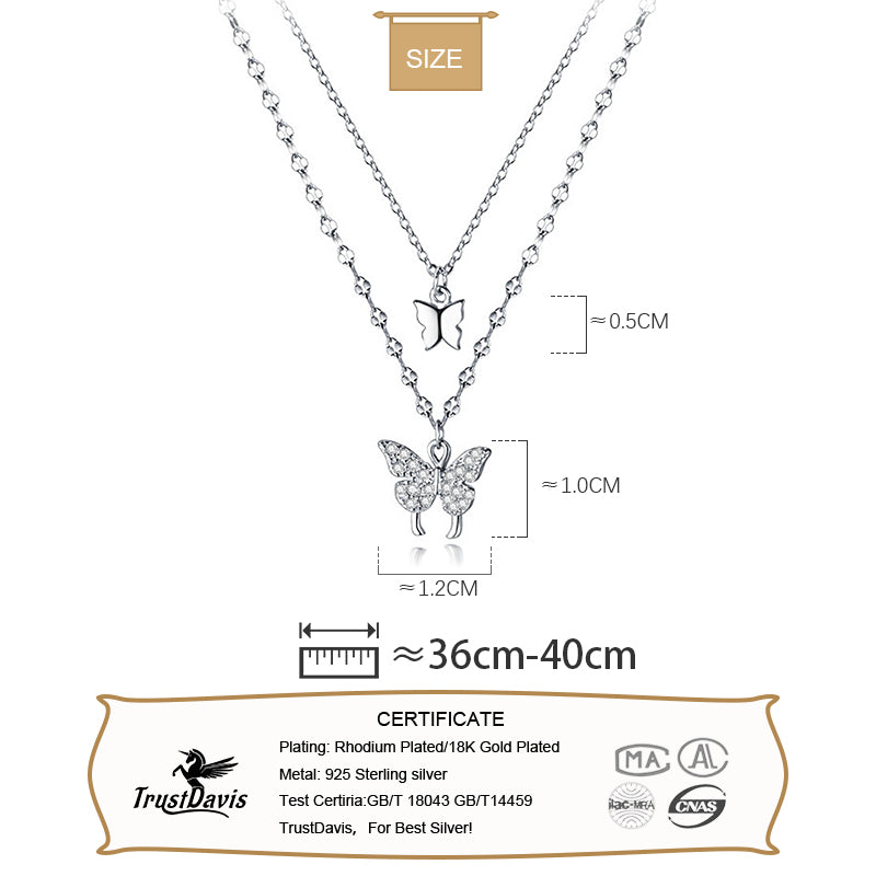 Sterling Silver Layered Pendant Necklace Collection