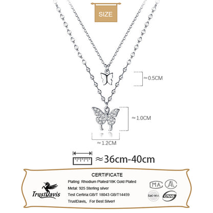 Sterling Silver Layered Pendant Necklace Collection