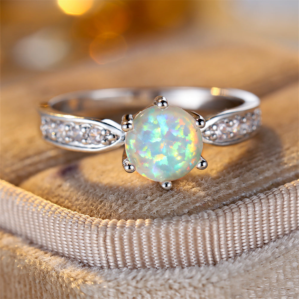 Timeless Radiance Opal Ring