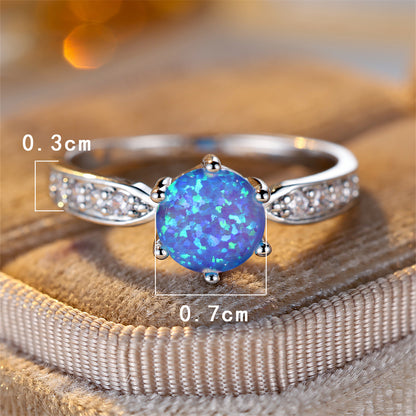 Timeless Radiance Opal Ring