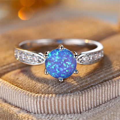 Timeless Radiance Opal Ring