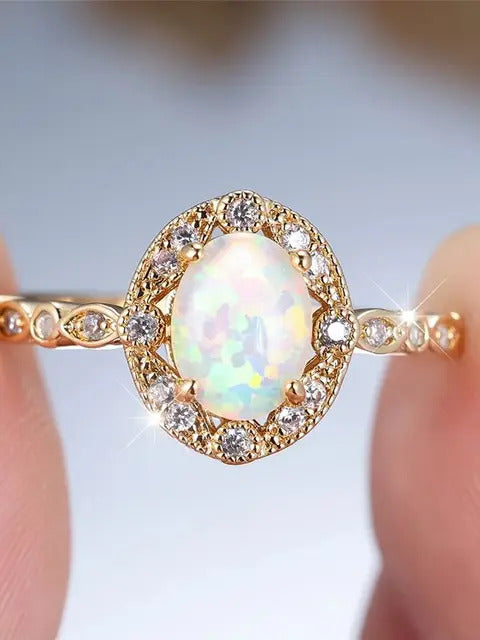 Eternal Opal Elegance Ring