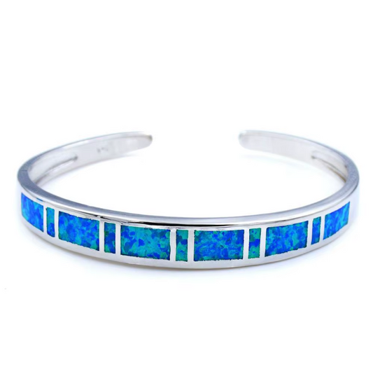 Heritage Blue Opal Cuff Bracelet