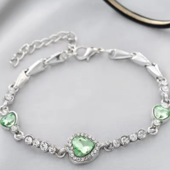 Legacy Heart Crystal Bracelet