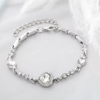 Legacy Heart Crystal Bracelet