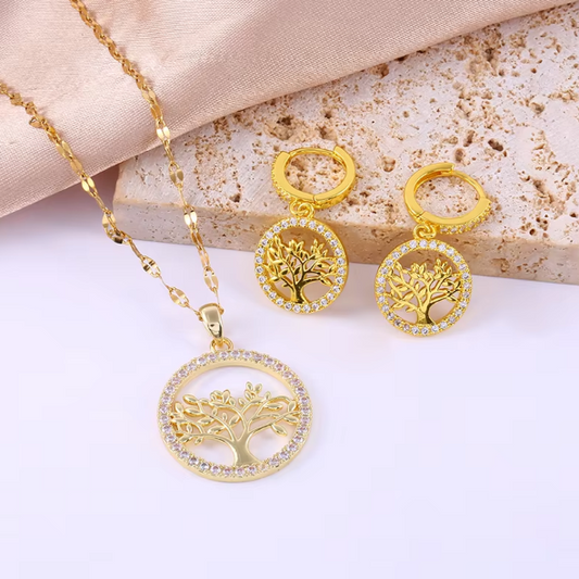 Heritage Tree of Life Jewelry Set