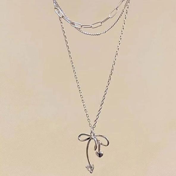 Eternal Grace Bow Necklace