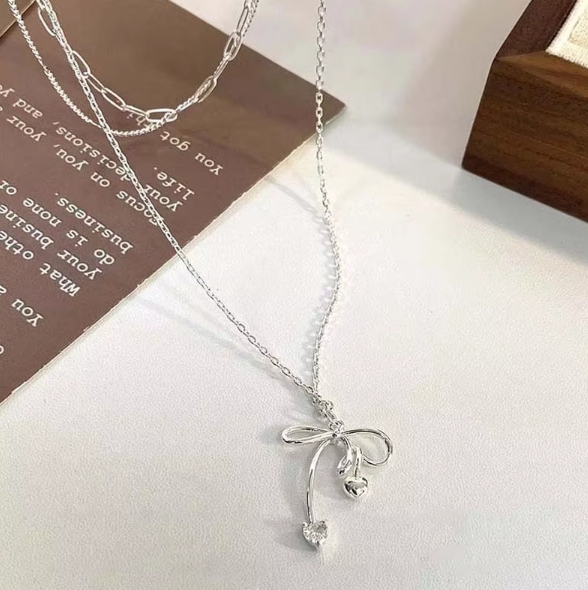 Eternal Grace Bow Necklace