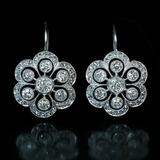 Celestial Mandala Crystal Earrings