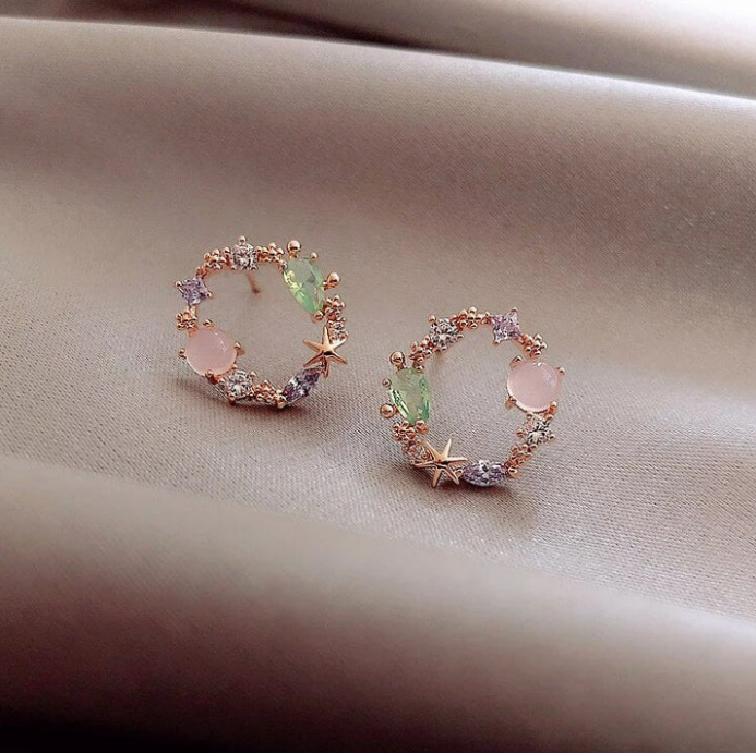 Blossom Radiance Crystal Earrings