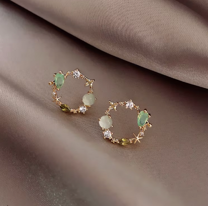 Blossom Radiance Crystal Earrings