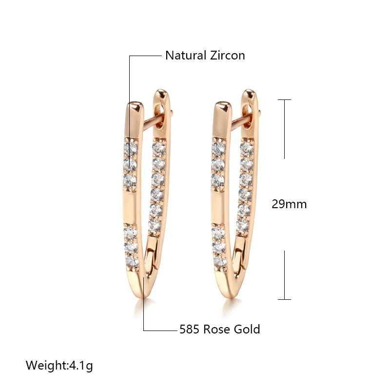 Radiance V-Shape Hoop Earrings