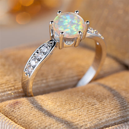 Timeless Radiance Opal Ring